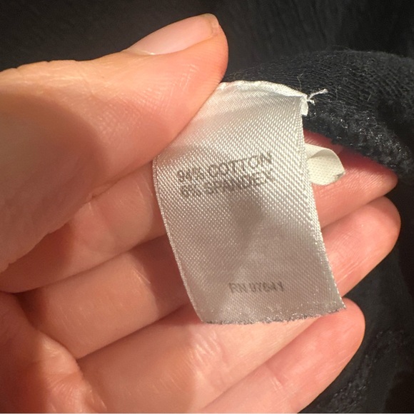 Pure Jill Black Long Sleeve‎ Top with Pockets Size Medium - Picture 5 of 5